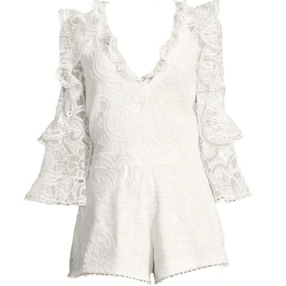 alexis white romper
